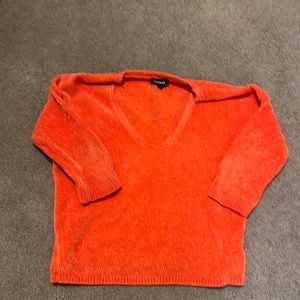 an orange express sweatshir